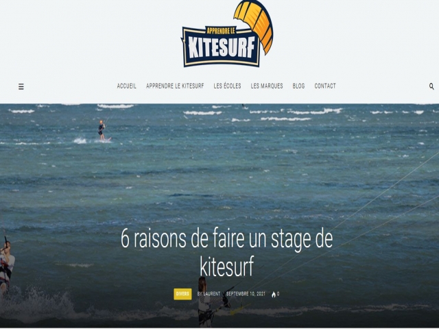 backlink from: Apprendrelekitesurf