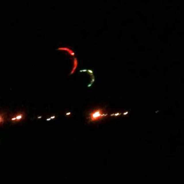 kitesurfing at night