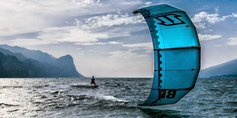 kitesurfing in Garda Lake