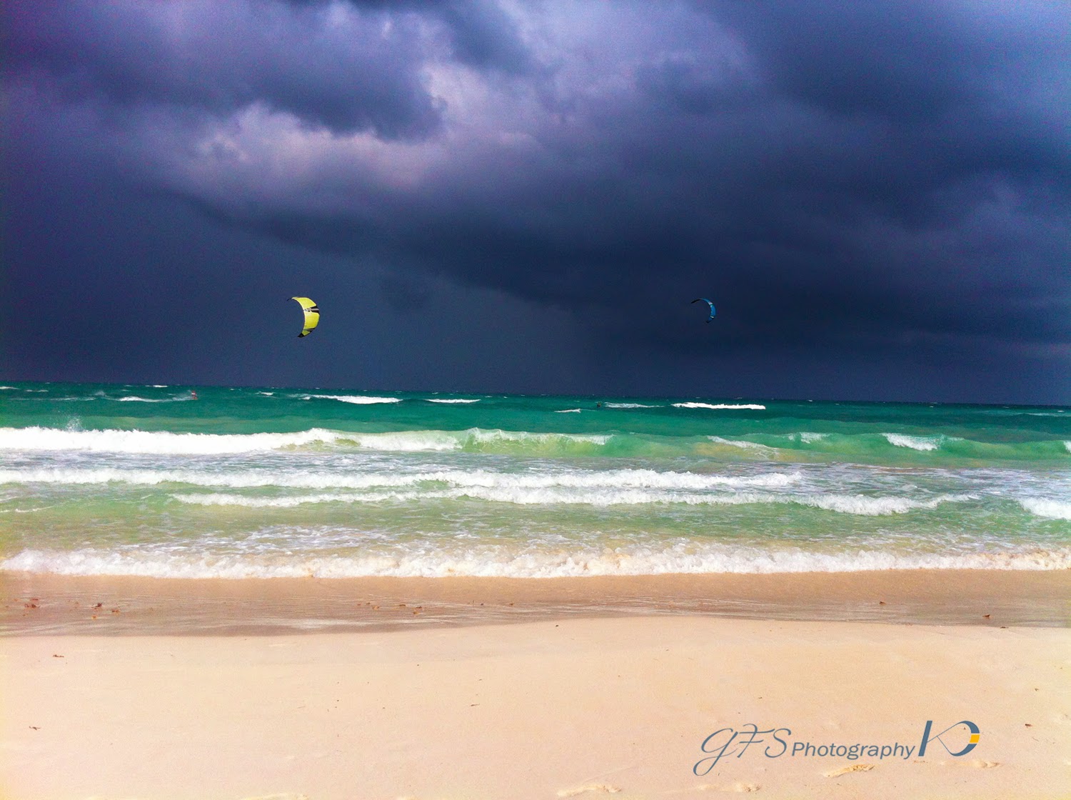 kite in the storm