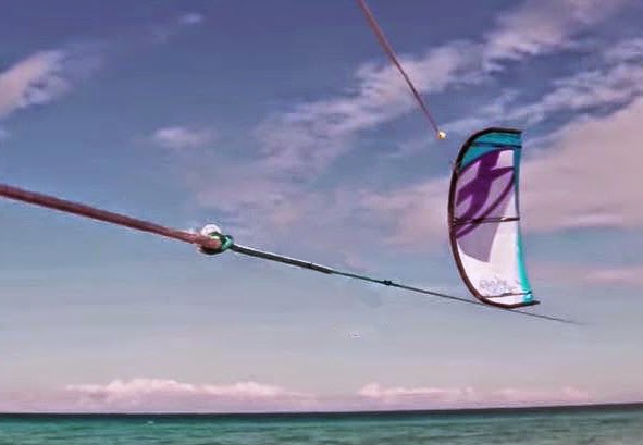 knots on the kite lines