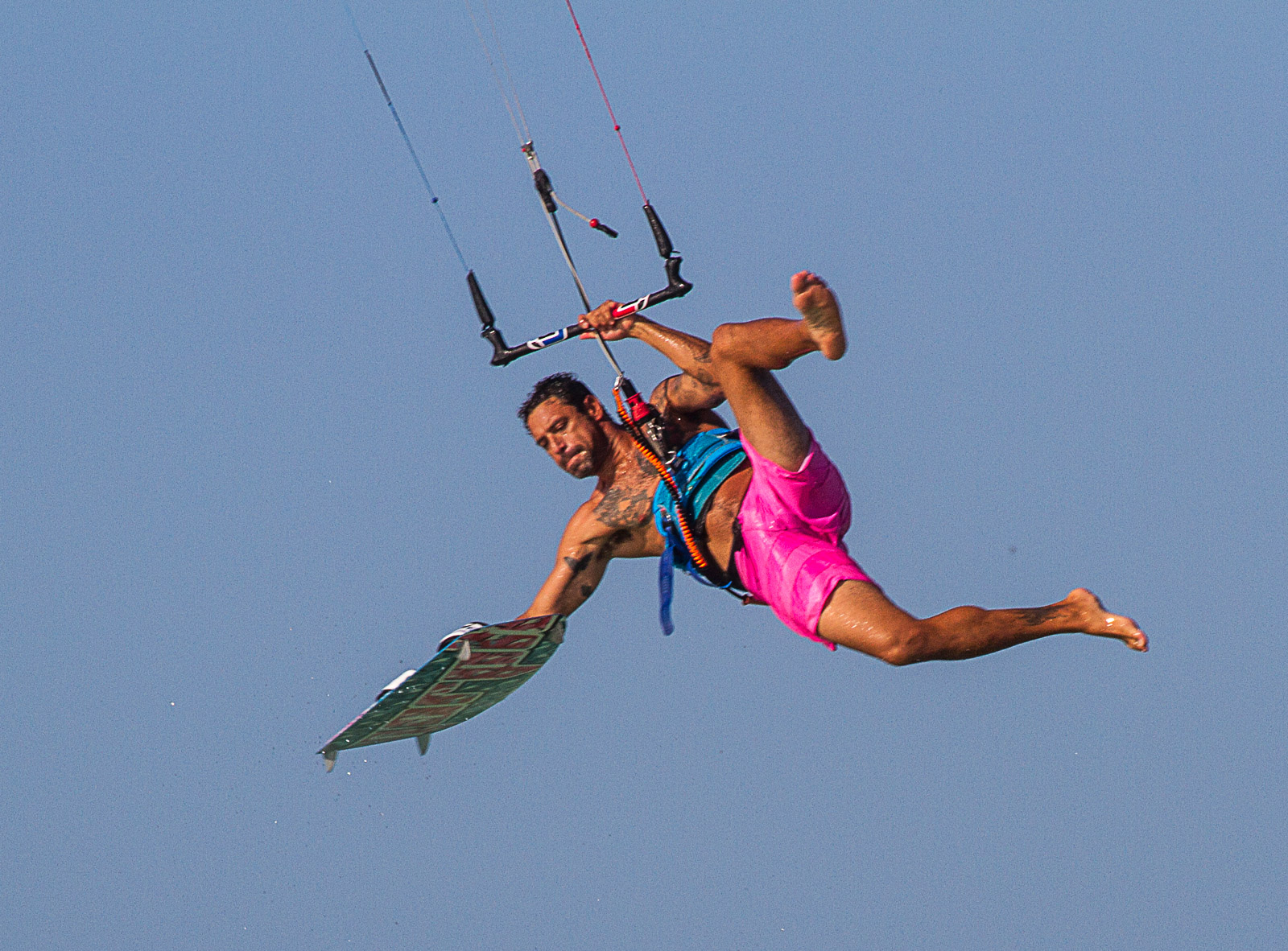 David Furnus board off Kitesurf spot el cujo