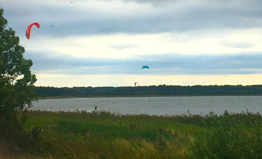 West wind kitesurf spot Saaremaa