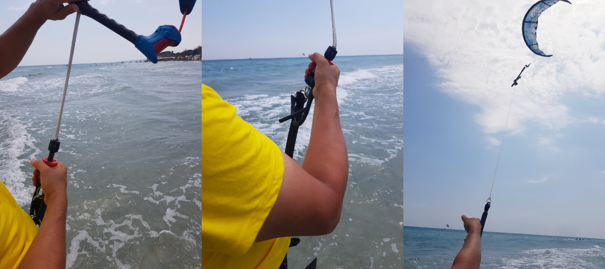 kitesurfing activate quick release