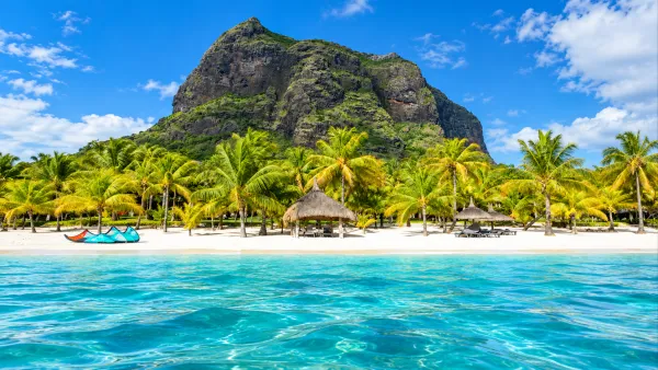 Kitesurfing in Mauritius
