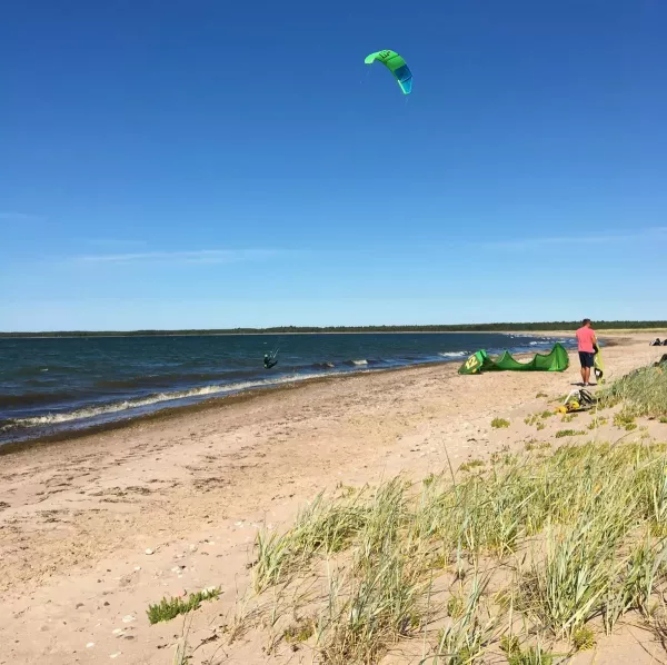 Kiipsaare Lighthouse kitesurfing spot – beginner chop water