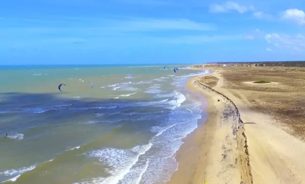 Sao Miguel do Gostoso kitesurfing spot – beginner flat water
