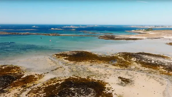 Sainte-Marguerite, Landeda kitesurfing spot – beginner flat water