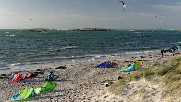 Sainte-Marguerite, Landeda kitesurfing spot – beginner flat water