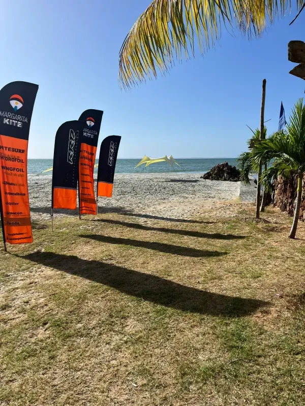 El Yaque kitesurfing spot – beginner chop water