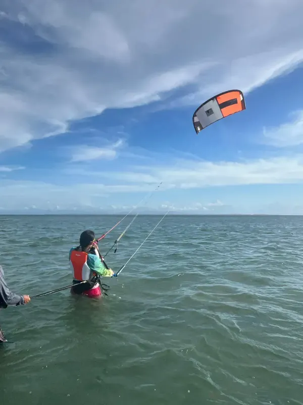 El Yaque kitesurfing spot – beginner chop water