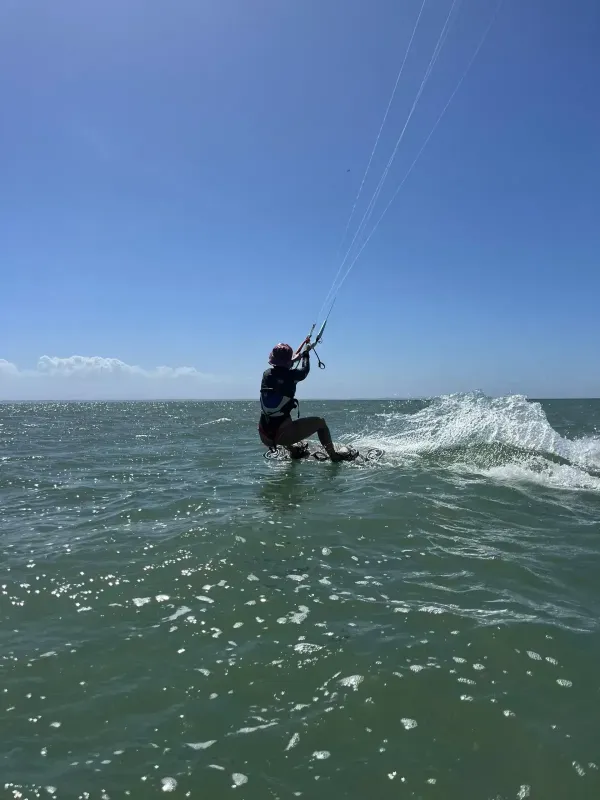 El Yaque kitesurfing spot – beginner chop water