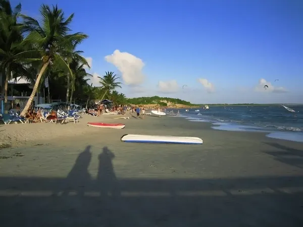 El Yaque kitesurfing spot – beginner chop water