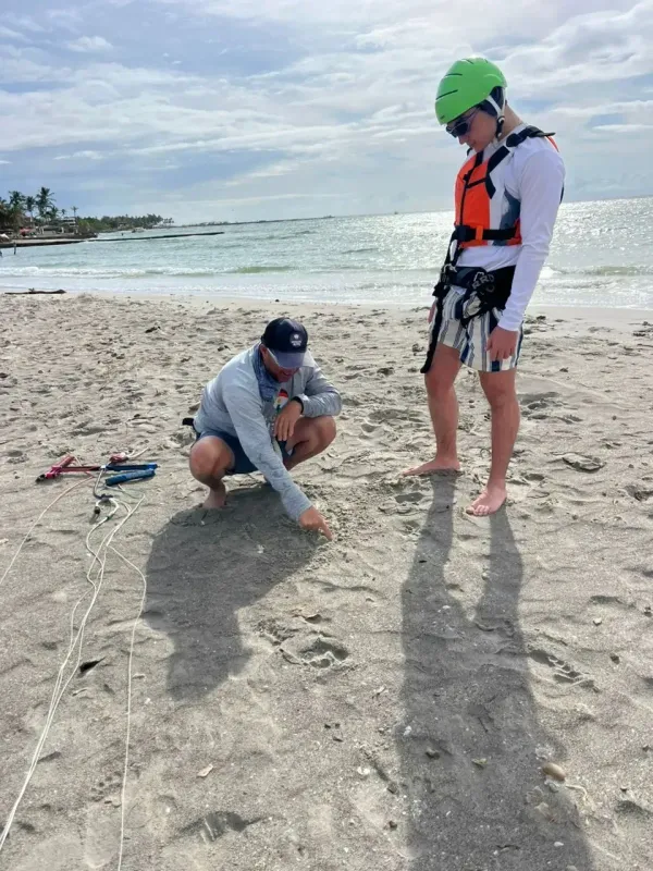 El Yaque kitesurfing spot – beginner chop water
