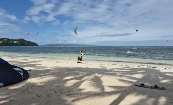 Boracay Bulabog Beach kitesurfing spot – beginner chop water