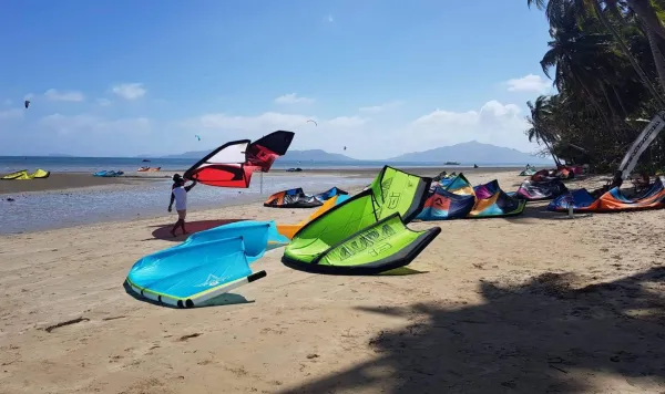 Silbatan kitesurfing spot – intermediate flat water