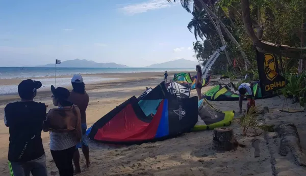 Silbatan kitesurfing spot – intermediate flat water