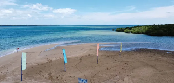 Honda Bay Islands kitesurfing spot – beginner flat water