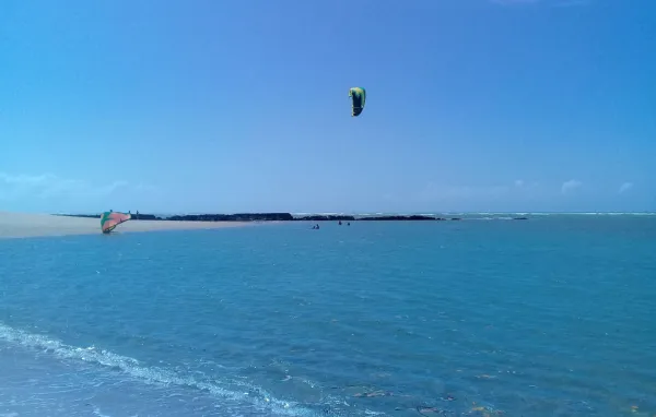 Barra do Cunhaú kitesurfing spot – beginner flat water