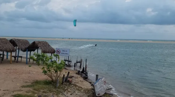 Barra Nova kitesurfing spot – beginner wave water