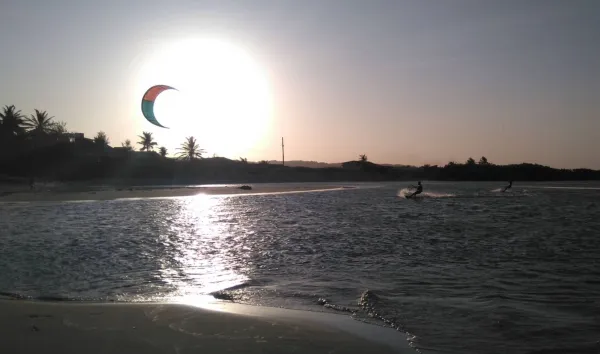 Barra Nova kitesurfing spot – beginner wave water