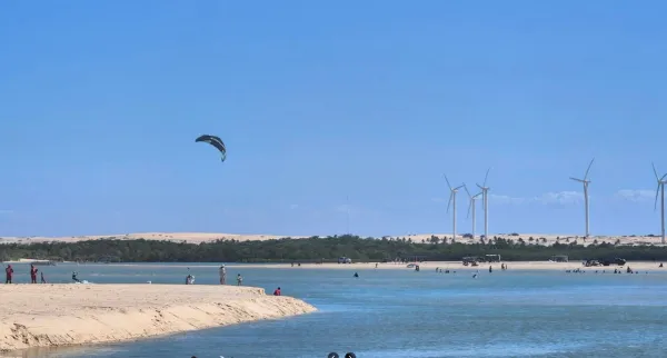 Barra Nova kitesurfing spot – beginner wave water