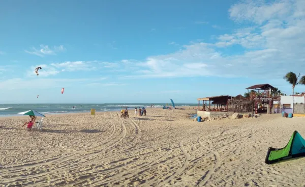 Galinhos kitesurfing spot – beginner wave water