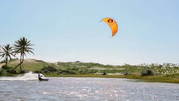 Ilha do Guajiru kitesurfing spot – beginner flat water