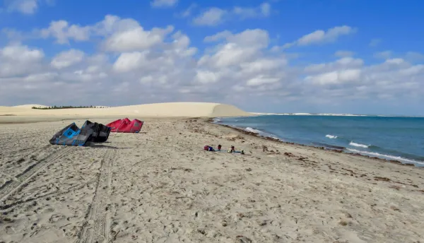 Jericoacoara kitesurfing spot – beginner flat water