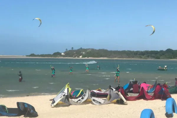 Jericoacoara kitesurfing spot – beginner flat water
