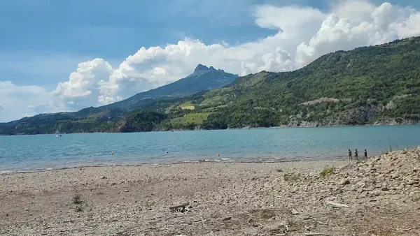 Lac de Serre-Ponçon kitesurfing spot – beginner flat water