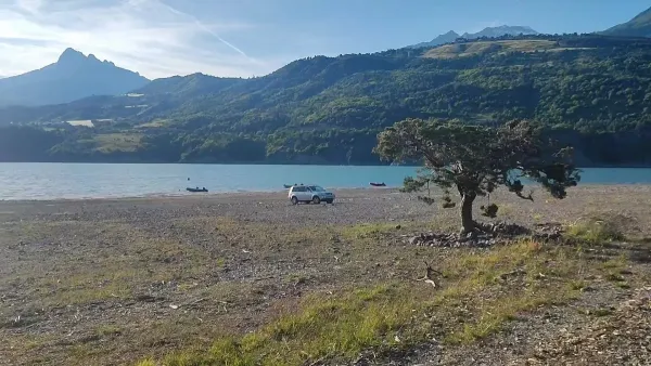 Lac de Serre-Ponçon kitesurfing spot – beginner flat water