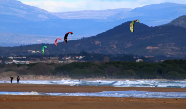 Saint Aygulf kitesurfing spot – beginner chop water