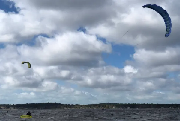 Etang de Lacanau kitesurfing spot – beginner chop water