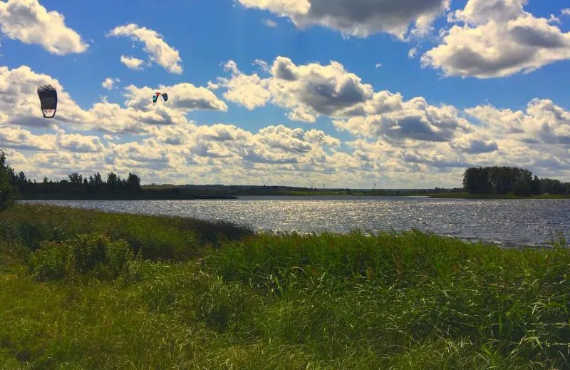 Elektrenai Meadows kitesurfing spot – intermediate chop water