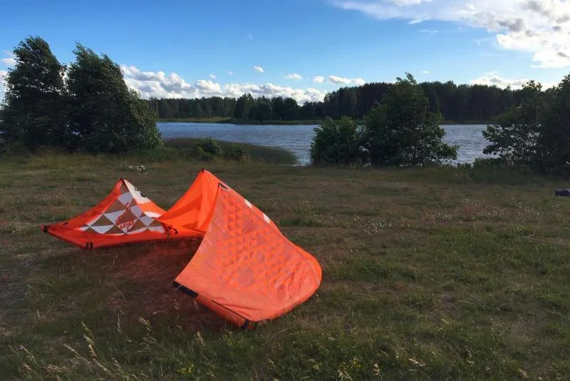 Elektrenai Meadows kitesurfing spot – intermediate chop water