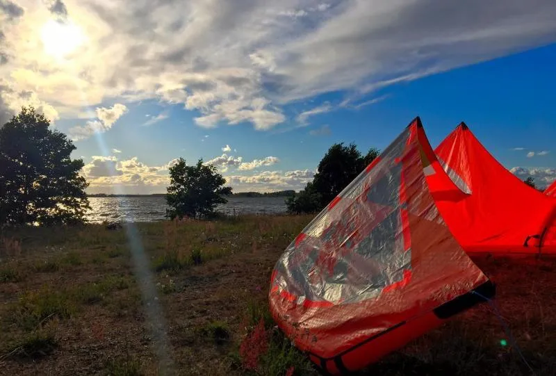 Elektrenai Meadows kitesurfing spot – intermediate chop water