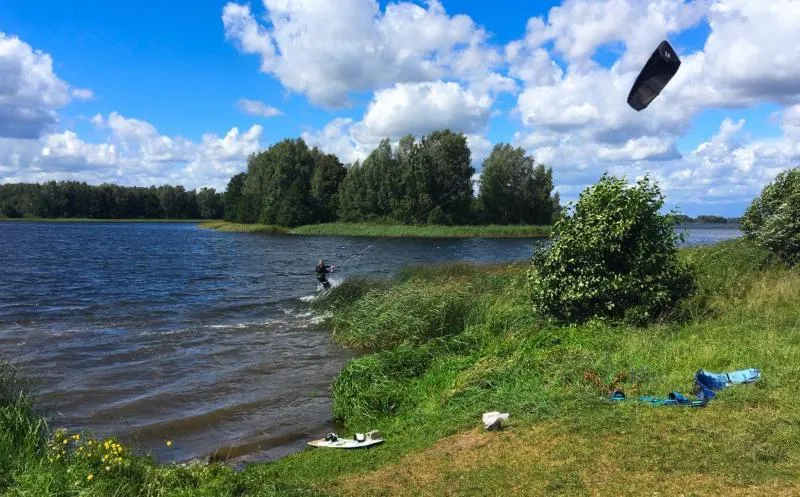 Elektrenai Meadows kitesurfing spot – intermediate chop water