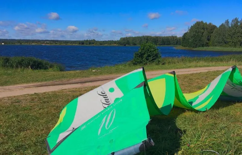 Elektrenai Meadows kitesurfing spot – intermediate chop water