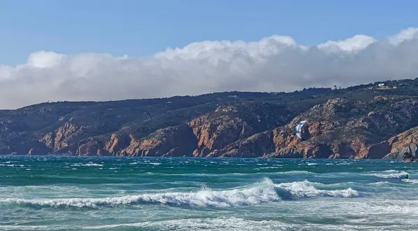 Guincho Beach kitesurfing spot – intermediate wave water