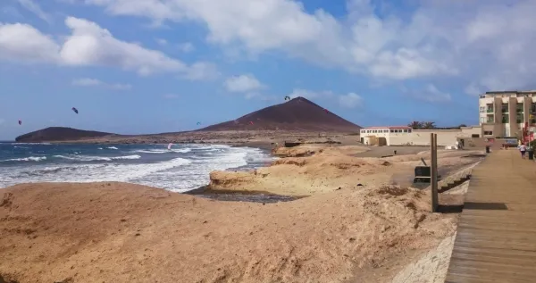 El Médano kitesurfing spot – beginner chop water