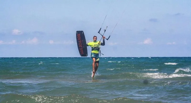 Vieste-San Lorenzo Beach kitesurfing spot – beginner flat water