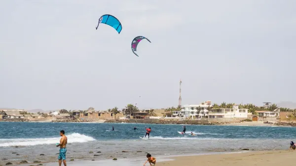 Mancora kitesurfing spot – intermediate wave water