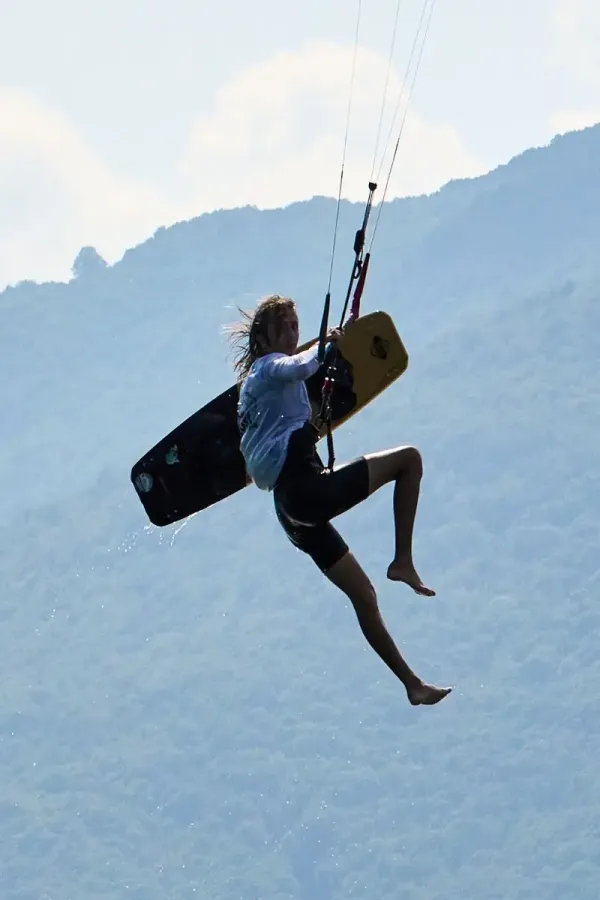 Lake Como kitesurfing spot – intermediate chop water