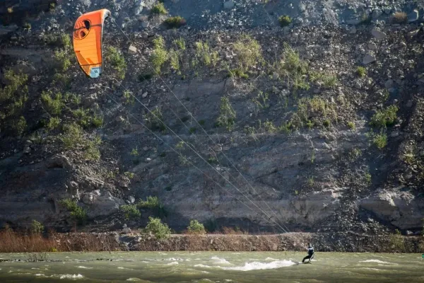Embalse Puclaro kitesurfing spot – beginner flat water