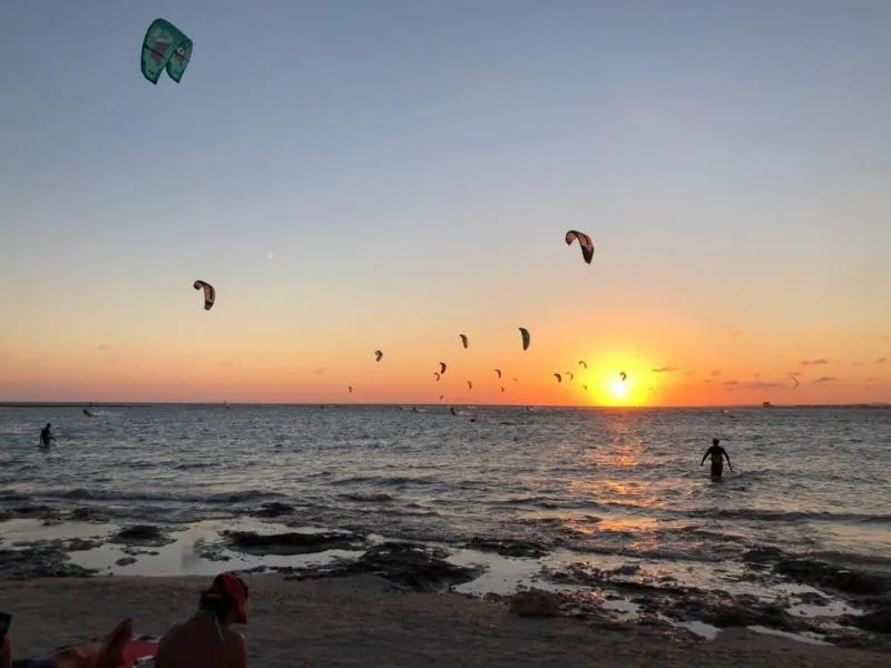 Porto Cesareo Lagoon kitesurfing spot – beginner chop water