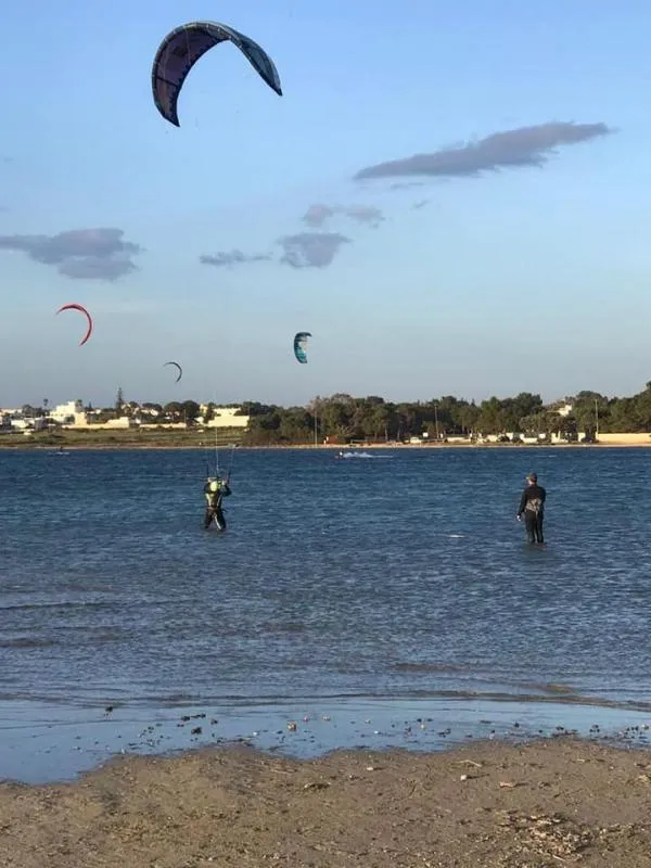 Porto Cesareo Lagoon kitesurfing spot – beginner chop water