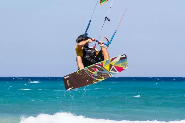 Porto Pollo kitesurfing spot – beginner chop water