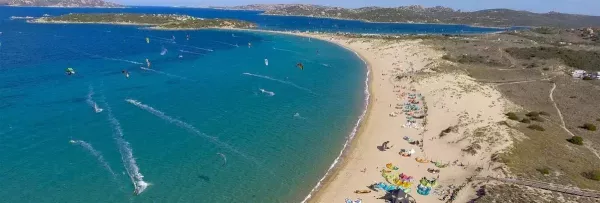 Porto Pollo kitesurfing spot – beginner chop water