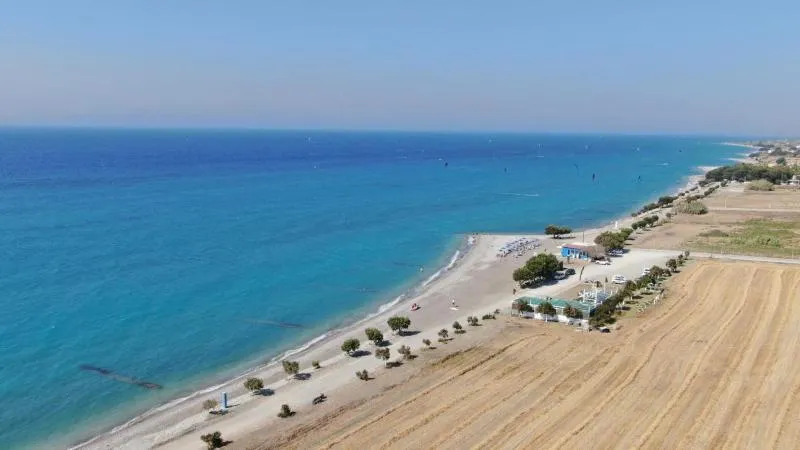 Theologos Rhodos kitesurfing spot – beginner flat water